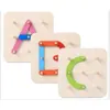 Sorting Nesting Stacking toys Wooden Montessori Alphabet Numeric Architecture Puzzle Shape Color Classification Game Childrens Learning Education Toys 24323