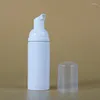 Lagringsflaskor 30/60/80/100ml skummande tvålflaska tom plastmousse ansiktsrengöringspump pump återfyllbar lotion schampo dispenser