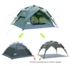 Tendas e abrigos Desert Fox Tenda de acampamento automática para 3-4 pessoas Tenda familiar de camada dupla Configuração instantânea Tenda de mochila portátil para caminhadas e viagens 240322