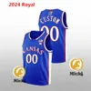 Tyshawn Taylor Wilt Chamberlain Kansas Jayhawks Basquete Jersey Thomas Robinson Walt Wesley Paul Pierce Clyde Lovellette Custom Stitched Kansas Jerseys