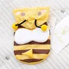 Dog Apparel Puppy Summer Sunsuit Cute Animal Variant Dress Bugs Breathable Mesh Clothes Pet Cool Two Legs XS-XL