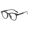 Sunglasses Frames Literary Korean Version Of The Classic Black Frame Men And Women Personality Round Face Glasses Ultra-light Simple