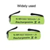 Elektriska rakare AAA 1.2V 1800mAh Nickelväte laddningsbart batteri med lödetikett lämpligt för elektriska rakare tandborstar etc. 240322