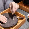 Set di articoli da tè Creazione di clip artistiche Kung Set Sei accessori Accessori per cucchiai da tè in ebano Strumenti Fu Enciclopedia Cerimonia per signori