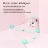 Pelota interactiva de juguete para gatos, giratoria automática de 360° con USB recargable, pelota de juguete para ejercicio de mascotas para gatito