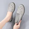Casual Shoes Summer Womens Leather Hollow Out Sneakers Luxury Moccasins Ladies Loafers anda Mother Zapatos Mujer