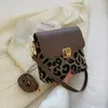Sacs à bandoulière pour femmes, sac imprimé léopard avec sangle détachable et réglable