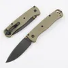 BM 535 Składanie kieszonkowe S30V Point Drop Black Titanium Coating Blade Grn Uchwyt obozowy na zewnątrz noża EDC Folder z pudełkiem detalicznym