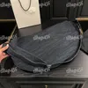 Bolsa de lona feminina de grande capacidade, 54cm, bolsa de cintura, crossbody, viagem ao ar livre, bolsa de ombro, jeans, estampada, alfabeto, luxuosa, bolsa de vaidade, pochette