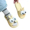 Kapcie śmieszne urocze fajne dla kobiet 2024 Summer Cartoon Home Home Sofe Sole Anti Slip Eva