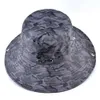 Шляпы с широкими полями Панама Мужская летняя шляпа-ведро Дышащая шляпа от солнца с широкими полями На открытом воздухе Пеший туризм Сплошной цвет Рыболовная шляпа Устойчивая к ультрафиолетовому излучению шляпа Боба 24323