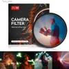 Filters randfilter mjukt blå regnbåge Starlight White Orange Stripe Flash Camera Lens Filter 52 55 58 62 67 77 82mm Filterl2403