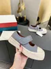 Designer Sneaker Pablo Sneakers Mary Jane Donna Piattaforma stringata in pelle nera Balletto Scarpe casual Luxurys Tacco piatto Sneakers basse Suola in gomma Scarpe robuste