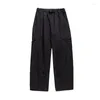 Pantalons pour hommes en plein air décontracté cargo mâle printemps et automne style japonais streetwear poche latérale design tendance baggy hommes vêtements