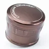 Sharpstone Versione 2.0/CHROMIUM CRUSHER Fumatori 4 Strati 63mm Lega di Alluminio Herb Grinder Gradiente Smerigliatrice Colorata a Forma di Tamburo