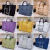 Bolsas de noite letra de luxo CC Totes Handbag Fashion Canvas Bag Womens Ladies Brand Ch Bolsas de designer bordadas