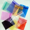 100pcs grube przezroczyste małe plastikowe torby torebki zamek zapinany na zamek zamek oczyszczalne przezroczyste polite worka do przechowywania żywności 3*4 cm20 Kolor Ziplock Bag Mini biżuterię opakowanie biżuterii