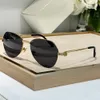 Vintage Pilot Sunglasses Titanium Gold Metal/Brown Lenses Men Shades Summer Sunnies Lunettes de Soleil Glasses Occhiali da sole UV400 Eyewear