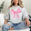 Coquette Pink Bow Baby Sweatshirt Soft Girl Retro Lottro Endery Trendy Pinterest Clothes 240318