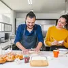 Piatti Conservazione del calore Burriera multiuso con coperchio Party Rettangolare Cucina durevole Conveniente Conservare il ristorante di formaggi freschi