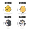 penguin duck knife brooch Cute Anime Movies Games Hard Enamel Pins Collect Cartoon Brooch Backpack Hat Bag Collar Lapel Badges