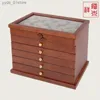 Jewelry Boxes Christmas Gift Smart Organizer % Wood Jewelry Box for Woman Jewelry Boxes for Storage Earrings Rings Necklace L240323
