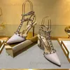 Sandalet vaefmltno lüks tasarımcı ayakkabı terlik yaz markası desinger yüksek topuk kadınlar sandal gündelik slaytlar açık kadın flip floplar t2403