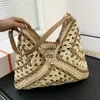 Tasarımcı Straw Bag Kadın Tote Çanta Yaz Dokuma Çanta M Omuz Çantası Lüks Kadın Çanta Moda Alışveriş Çantası Klasikler Alışveriş Bag Çantalar