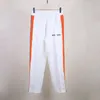 Nouveaux hommes pantalons décontractés haute couture arc-en-ciel rayures élastiques pantalons de survêtement homme femmes Streetwear sangle pantalon