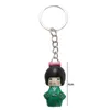 Decorative Figurines 1 Pcs Cute Fashion Random Color Keychain Cartoon Doll Puppet Key Ring Figurine Anime Bag Accessories