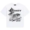 VICINITY T Shirt Y2K Men Women Hip Hop Letter Graphic Print Gothic Oversized Tshirt Harajuku Casual Short Sleeve Tops 240313