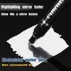 38PC Silver Mirror Chromer Marker 2 mm końcówki długopisy dla dowolnych markerów powierzchniowych stałe Liqui 240320