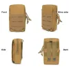 Wallets Outdoor Men's Tactical Waist Bag Waterproof Military Belt Waist Bag Molle Function Hunting Bag Nylon Mobile Wallet Travel Tool