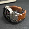 Oglądaj zespoły obserwuj Ultra 2 49 mm Series 9 8 7 45 mm Correa Pasek odpowiedni dla IWATCH 6 5 4 SE 3 44 mm Super Bransoletę 24323