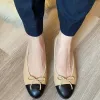 الباليه فلاتس slingbacks الصنادل عالية الكعب في الصياد أحذية Espadilles الباليه أحذية امرأة حزب الحفلات أحذية مكتنزة عالية الكعب رسالة القوس راقصة الباليه مصمم