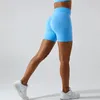 Ademend snel drogen naadloze sportpakketten Running fitness broek honing perzik heup lift yoga gym korte leggings 240322