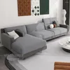 Chair Covers T-pattern Jacquard Sofa Solid Elastic Seat Cushion Cover Living Room Washable Spandex Couch Slipcover Chaise Home