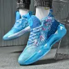 Schoenen Professionele herenbasketbalschoenen Niet -slip mannen Hoge top sneakers Mode kleurrijke basketbal sneakers mannen fluorescerende schoenen