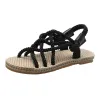 Sandalen 2023 Sandalen Frau Schuhe geflochten