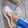 Casual Shoes Women Flats For Black Red Bow Sandals Summer Flip Flop Comfortable Autumn Retro Fashion Large Size