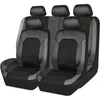 Autositzbezüge, 9-teilig, Universal-PU-Lederkissen, vorne und hinten, Vollschutzpolster für 5-Sitzer-PKWs und LKWs