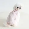 Dog Apparel Bowknot Lace Mesh Dress Small Clothes Fancy Princess Clothing Cat Sweet Kawaii Fashion Costume Pet Products Wholesale