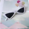 2 stuks Fashion luxe designer Driehoek kinderzonnebril baby zonnebril 2019 jongens meisjes Harajuku wind driehoek zonnebril