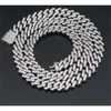 Collier en argent Sterling 925 pour hommes, Style Punk Hip Hop, fête Rock, Moissanite, magnifique chaîne à maillons cubains, cadeau pour petit ami