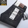 Jeans Leedex da uomo primavera ed estate tubo dritto sciolto business casual elastico pantaloni lunghi da uomo di mezza età e giovani stile sottile