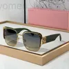 Sonnenbrille Designer moderne Sonnenbrille Damen Brille grün europäisch-amerikanische Eleganz Alltagsmode gutes Material Vollformat-Brille quadratische Sonnenbrillen XB63