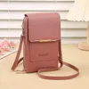 Shower Curtains Touch Screen Mobile Phone Bag Women's Messenger Mini Multi-function Key Coin Purse Shoulder