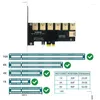 컴퓨터 케이블 커넥터 S PCI Express Mtiplier 라이저 PCIE 1 ~ 7 카드 X16 USB3.0 PC 그래픽 마이닝 드롭 배달 Compu OTSTM을위한 어댑터