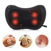 Massage Neck Pillowws 4 tête cou épaule dos massage oreiller électrique cervical Shiatsu masseur pour voiture usage domestique chauffage pétrissage infrarouge 240322