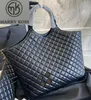 Designer Classic Leather Shopping Tygväska i quiltad handväska kapacitet lady casual totes plånbok kvinnor mode axelväskor gifta sig med koss mk